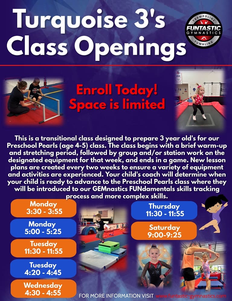 3s Available Classes 10224